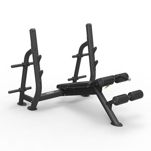 Banco de musculación invertido - SP-4211 - SPIRIT Fitness - con soporte para mancuernas