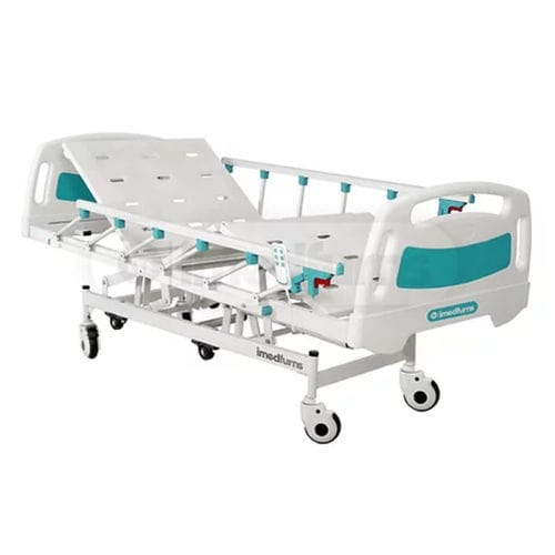 Cama para cuidados intensivos - ICU 3 - imedfurns Private Limited - eléctrica / de altura regulable / con ruedas