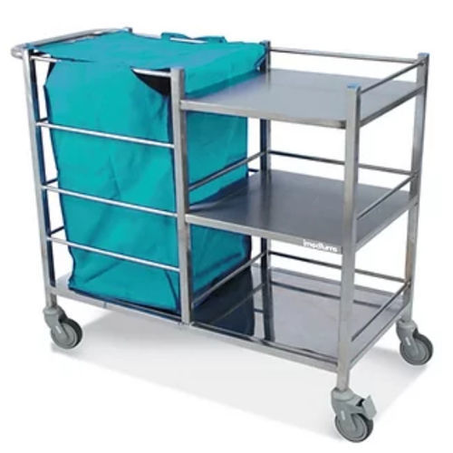 Carro de almacenamiento - IMED6013 - imedfurns Private Limited - de acero inoxidable / con bolsa