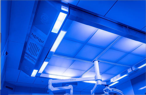 Módulo de flujo laminar para quirófano - NICFA-5630RGB - NICFA - de techo / con iluminación