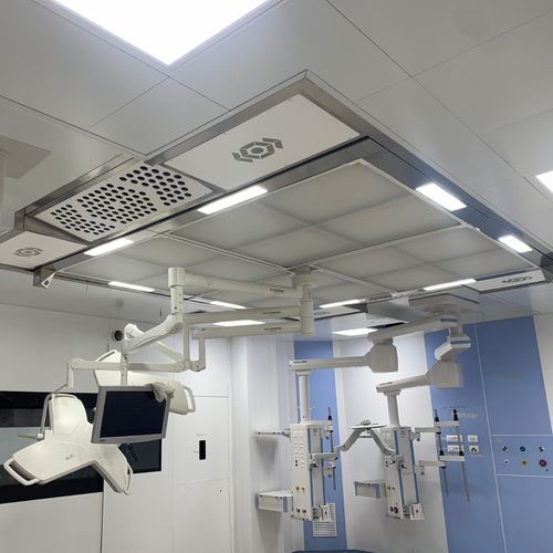 Módulo de flujo laminar para quirófano - NICFA® AirFlow - NICFA - de techo / vertical / con iluminación