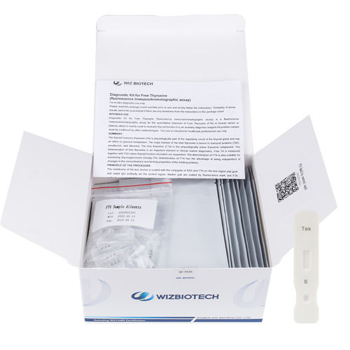 Kit de prueba de enfermedades tiroideas - FT4 - Shenzhen Afkmed - de FT4 / de suero / por plasma