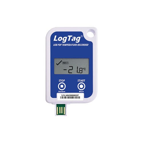 Registrador de datos de temperatura - USRID-16 - Logtag - para productos farmacéuticos / para cadena de frío / USB