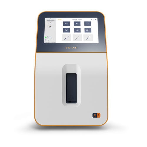 Analizador de electrolitos automático - EXIAS e|1 Analyzer - EXIAS Medical GmbH - pH / Na+ / K+