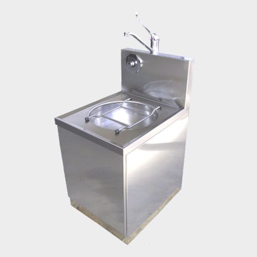 Fregadero médico - Rinox S.r.l. - de laboratorio / para área de higiene / 1 estación