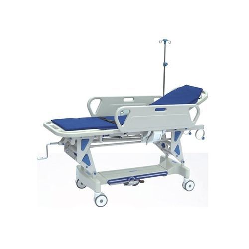 Carro camilla para traslado de pacientes - TF002 - Foshan Medco Medical equipment Co., Ltd. - manual / de altura variable / con respaldo regulable