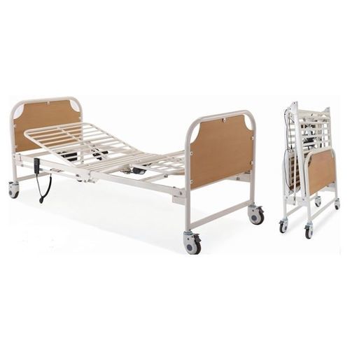 Cama para asistencia domiciliaria - HF201 - Foshan Medco Medical equipment Co., Ltd. - manual / plegable / con ruedas