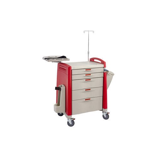 Carro médico - T078 - Foshan Medco Medical equipment Co., Ltd. - para desfibrilador / para cuidados / para desechos