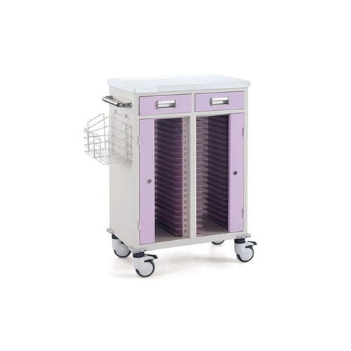Carro médico - RT003 - Foshan Medco Medical equipment Co., Ltd. - para historias clínicas / de almacenamiento / de acero inoxidable