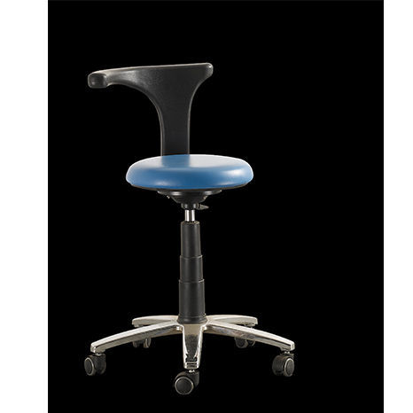 Silla de médico móvil - A060 - Foshan Medco Medical equipment Co., Ltd. - de altura variable / de acero inoxidable