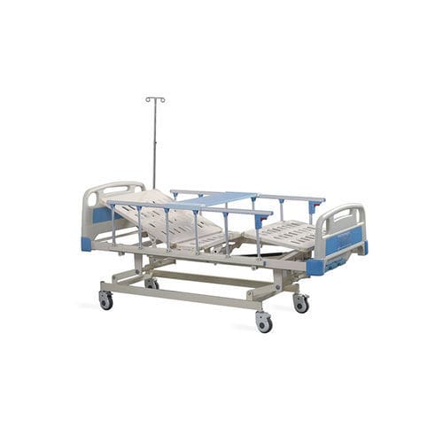 Cama de hospital - M301 - Foshan Medco Medical equipment Co., Ltd. - manual / de altura regulable / con ruedas