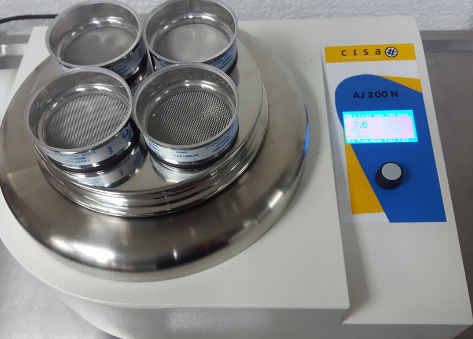 Tamizadora de mesa - AJ200N - CISA CEDACERIA INDUSTRIAL - para preparación de pruebas / digital