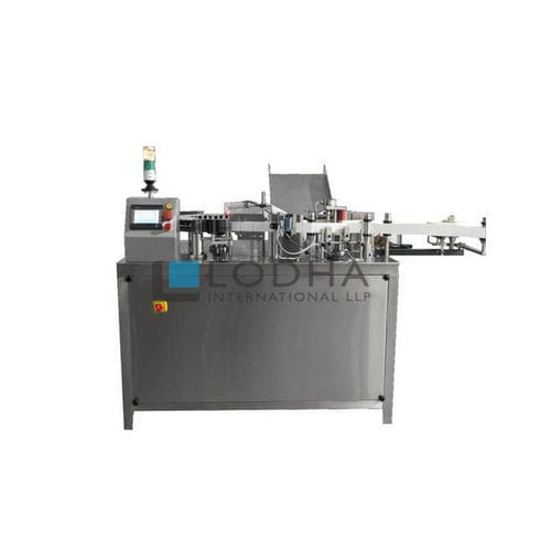 Etiquetadora de frascos - LI-ASL 2H - Lodha International LLP - para la industria farmacéutica / automática / rotativa