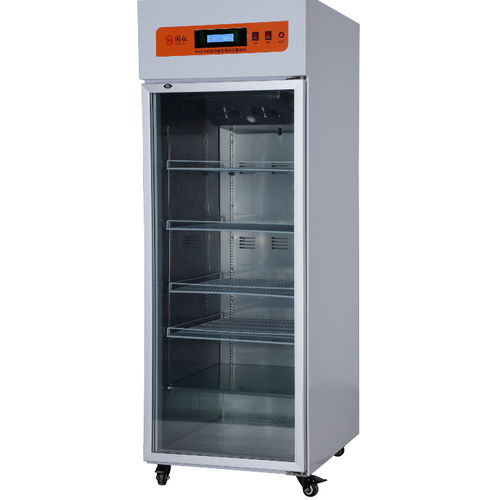 Refrigerador de cromatografía - GYCX-800 - Xiamen Guoyi Scientific Instrument - de tipo armario / con 1 puerta / con puerta de cristal