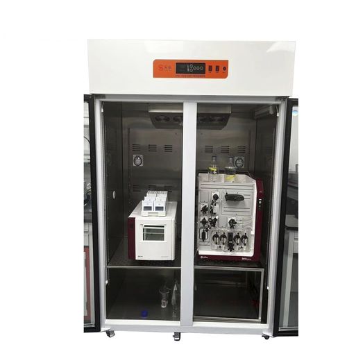 Refrigerador de cromatografía - GYCX-1250 - Xiamen Guoyi Scientific Instrument - de tipo armario / con 2 puertas / con puerta de cristal