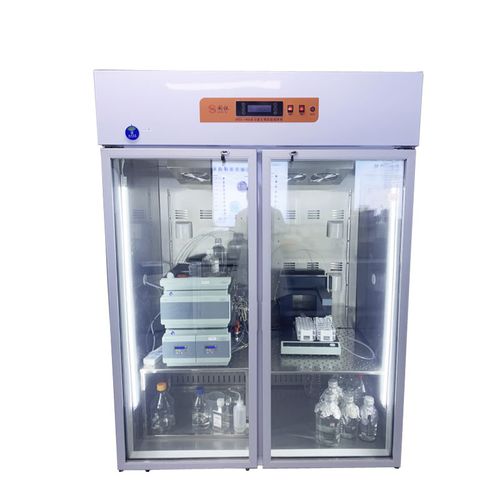 Refrigerador de cromatografía - GYCX-1450 - Xiamen Guoyi Scientific Instrument - de tipo armario / con 2 puertas / con puerta de cristal