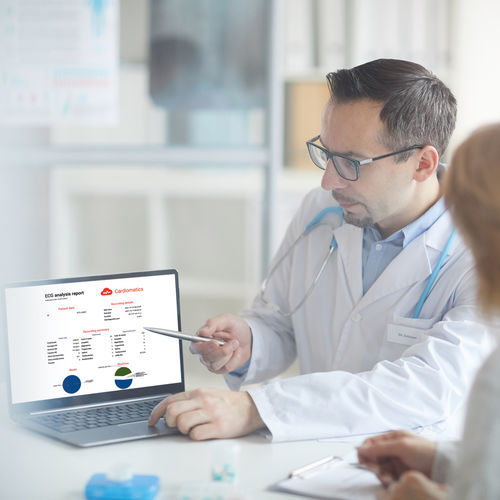 Software para ECG - Cardiomatics - de análisis / para informes / de diagnóstico