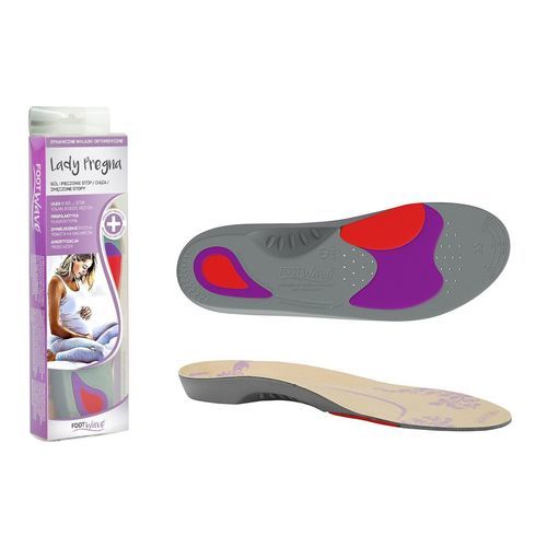 Plantilla ortopédica con almohadilla para el talón - Lady Pregna - FootWave™ - con refuerzo del arco longitudinal / con refuerzo del arco transversal / para pie plano