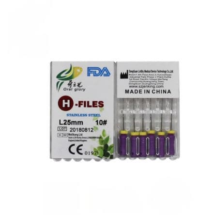 Lima dental Hedstrom - SS  - Shenzhen Belident Medical Equipment Co.,Ltd - para tratamiento endodóntico / de acero inoxidable