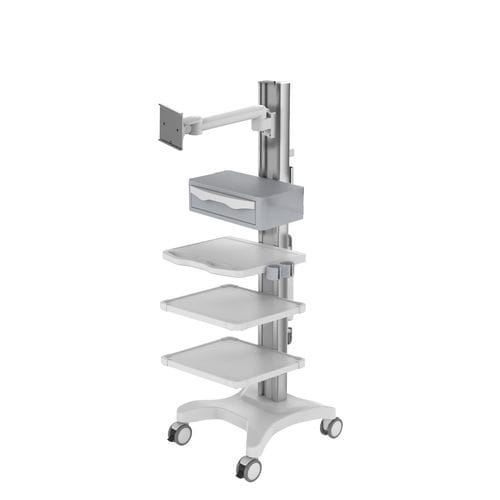 Carro para endoscopia - Surgical trolley - Endoso Life Technology - con estante / móvil