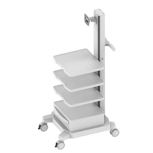 Carro quirúrgico - Endoso Life Technology - para endoscopia / con soporte para monitor