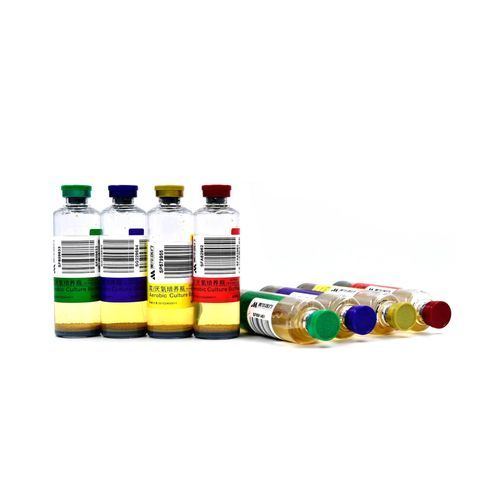 Frasco de hemocultivo - CF series - ZHUHAI MEIHUA MEDICAL TECHONOLOGY CO. LTD. - de polietileno