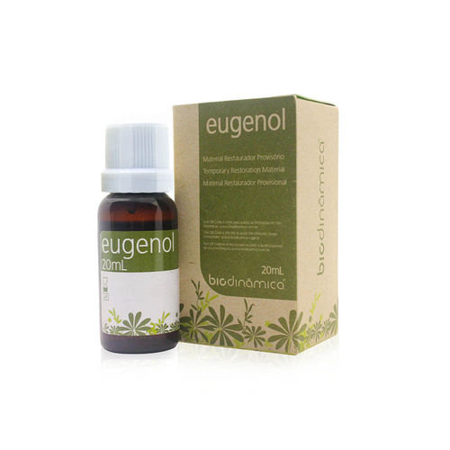Material de restauración dental - eugenol - Biodinâmica - líquido / biocompatible / temporal