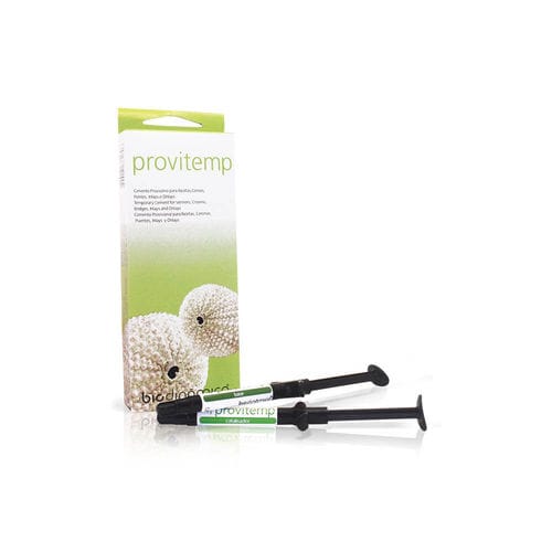 Adhesivo dental para puente dental - Provitemp - Biodinâmica - para corona / para inlays dentales / para onlays dentales