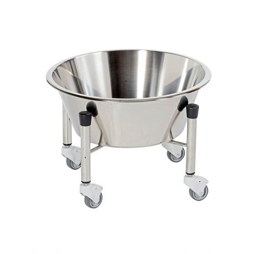 Portacuencos con ruedas - S210 - TOURINOX - de acero inoxidable