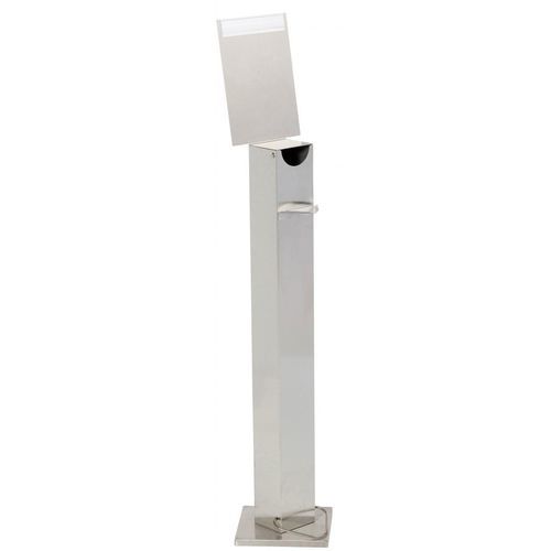 Dispensador de gel desinfectante - 8410 - TOURINOX - de acero inoxidable