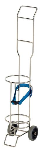 Soporte para botellas de oxígeno - 2098 - TOURINOX - móvil / compacto / de acero inoxidable