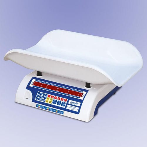 Pesabebés electrónico - CGMS  - Nitiraj Engineers - pediátrico / de mesa / con pantalla LED