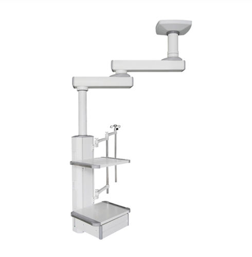 Brazo de distribución de techo - EM-32 - Shandong Expert Medical Equipment - para cuidados intensivos / de brazo simple / con estantes