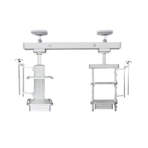 Columna de distribución de techo - EM-18 - Shandong Expert Medical Equipment - para cuidados intensivos / para cuidados intensivos / con estantes