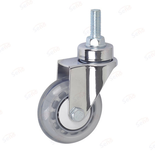 Rueda para carro médico - ME06-02-75PU-CN - Zhongshan Seño Casters and Wheels Man Co.,Ltd - de polipropileno / giratoria