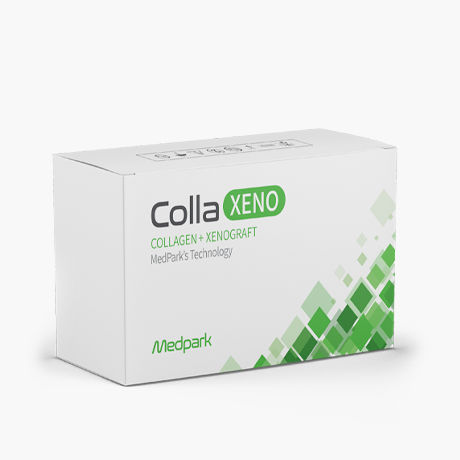 Sustituto óseo xenotransplante - Colla XENO - MedPark - para cirugía dental / rígido