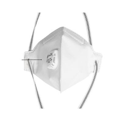 Mascarilla de protección FFP3 - LDR 3310 V NR D - Sirmar Medikal Tekstil - con filtro / con válvula de espiración / semimáscara