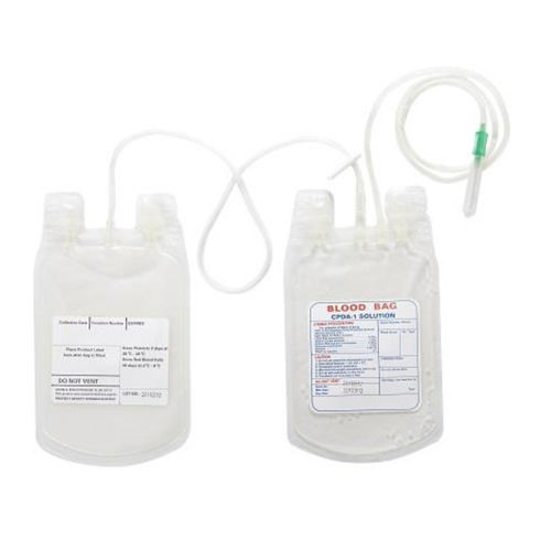 Bolsa de sangre doble - General Cooperation Industry Co.,Ltd - de PVC