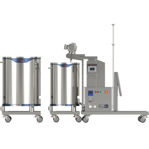 Mezclador de laboratorio digital - LMS  - Zhejiang JYSS Bio-Engineering Co., Ltd. - para la industria farmacéutica / compacto / con ruedas