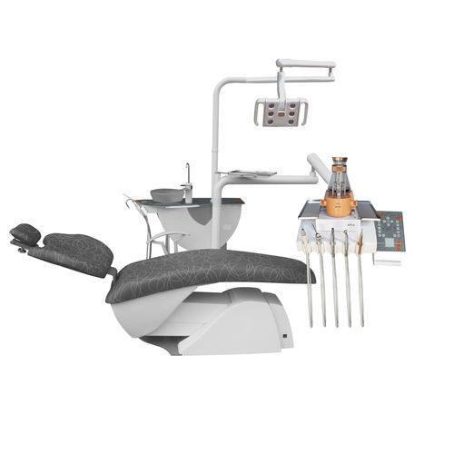 Unidad dental con reposacabezas flexible - ARIA - NEOMED - con sistema de higiene / con portainstrumentos / con luz LED