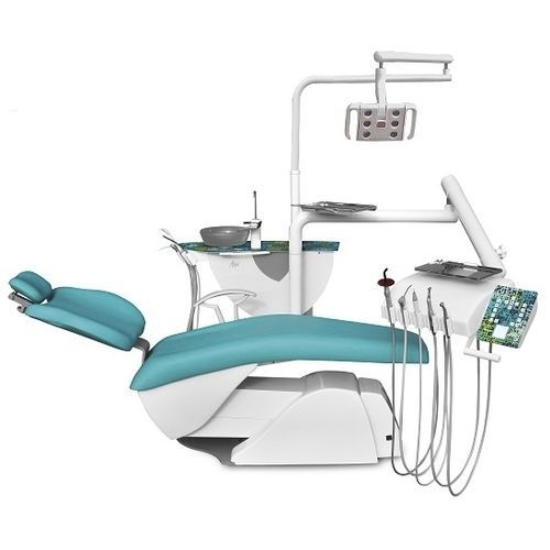 Unidad dental con sillón eléctrico - ARIA EXCELL SR 5N - NEOMED - con reposacabezas flexible / con sistema de higiene / con portainstrumentos