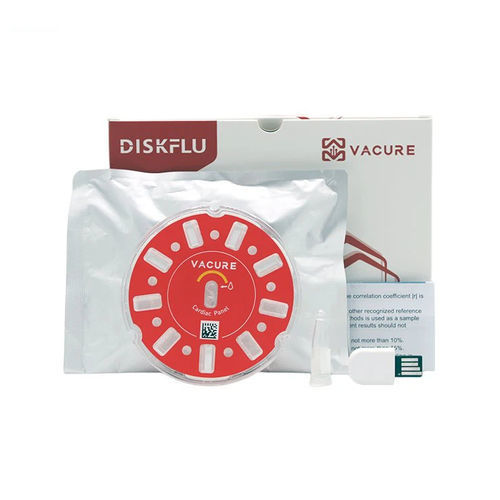 Kit de prueba de infarto de miocardio - DISKFLU® - Chengdu Vacure Biotechnology Co., Ltd - de mioglobina / de dímeros-D / cTnI