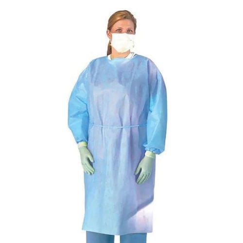 Bata desechable para paciente unisex - 00120 - Centra for Medical Supplies - de polipropileno / de polietileno / impermeable