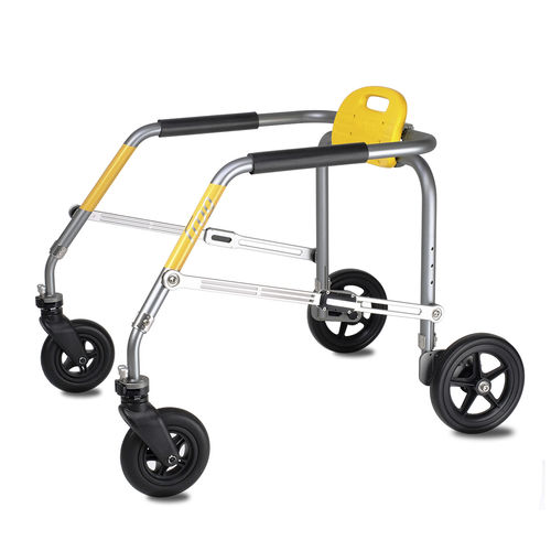 Andador con ruedas con 4 ruedas - FROG M4-X - Voyar - pediátrico / marco de aluminio / con asiento