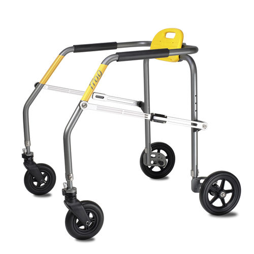 Andador con ruedas con 4 ruedas - FROG L4-X - Voyar - pediátrico / marco de aluminio / con asiento