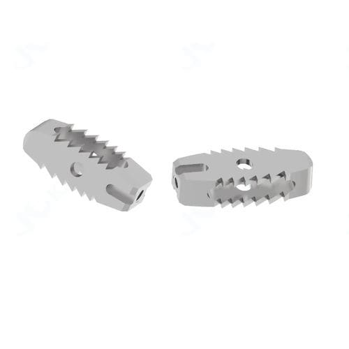 Caja intersomática lumbar - T681 - Kangli Medical - vía anterior / de titanio