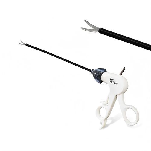 Tijera laparoscópica - Fully Insulated Curved - Hangzhou Boer Medical Instrument - de corte / de lámina / monopolar