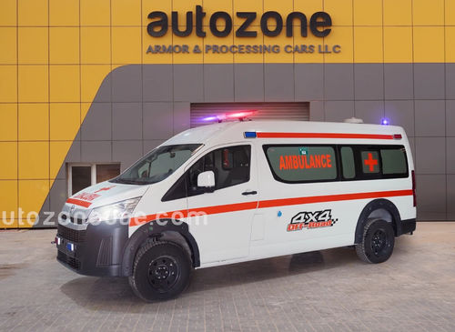 Furgón ambulancia - Hiace - AUTO ZONE ARMOR AND PROCESSING CARS L.L.C - con oxigenoterapia / 4x4
