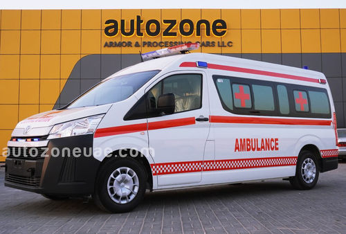 Furgón ambulancia - Hiace - AUTO ZONE ARMOR AND PROCESSING CARS L.L.C - con oxigenoterapia / gasolina / mecánica