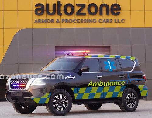 Ambulancia con oxigenoterapia - Nissan Patrol - AUTO ZONE ARMOR AND PROCESSING CARS L.L.C - 4x4 / automática